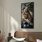 Leinwanddruck: Die Erscheinung des Kreuzes vor dem heiligen Petrus von Tintoretto