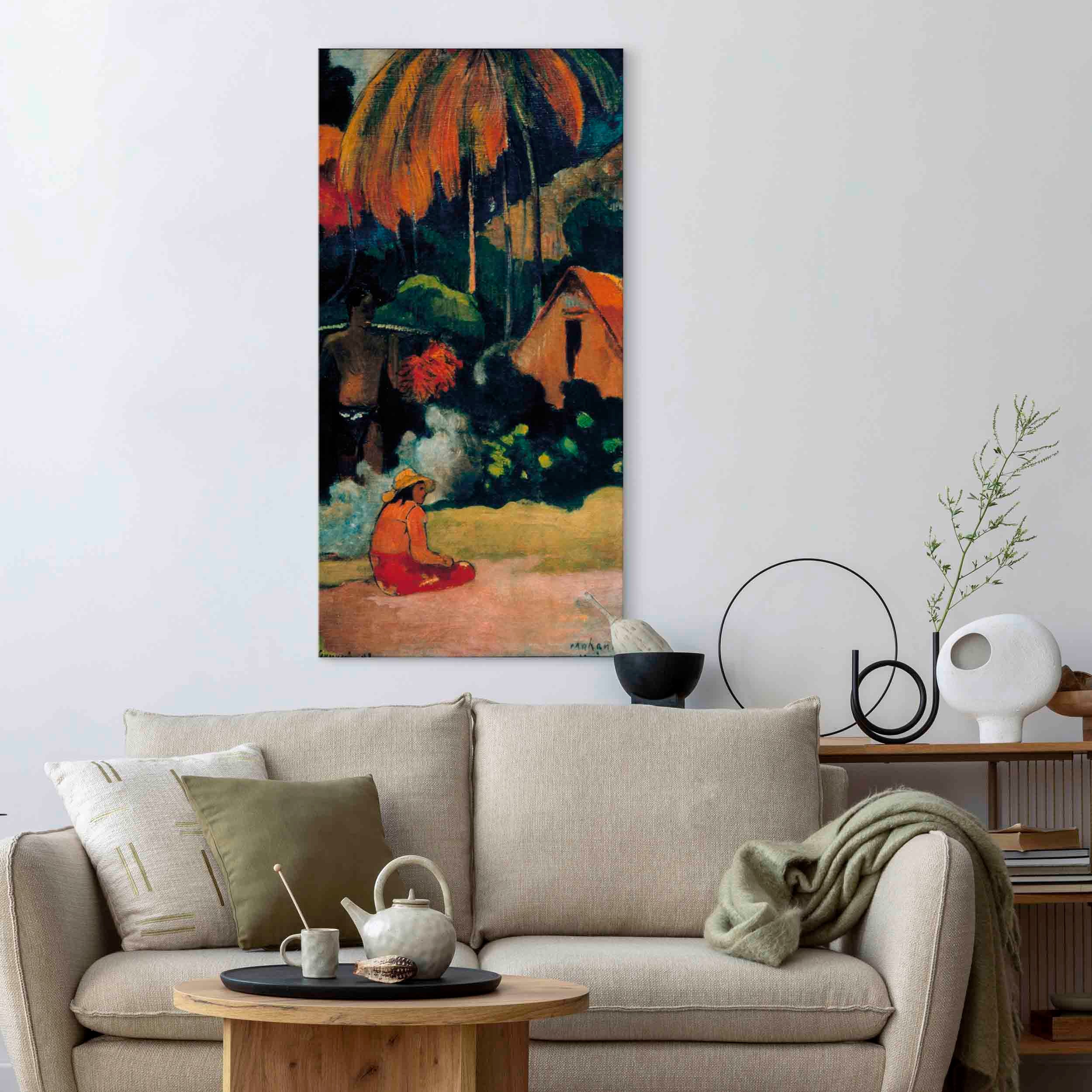 Canvas Print - Mahana maa II by Paul Gauguin