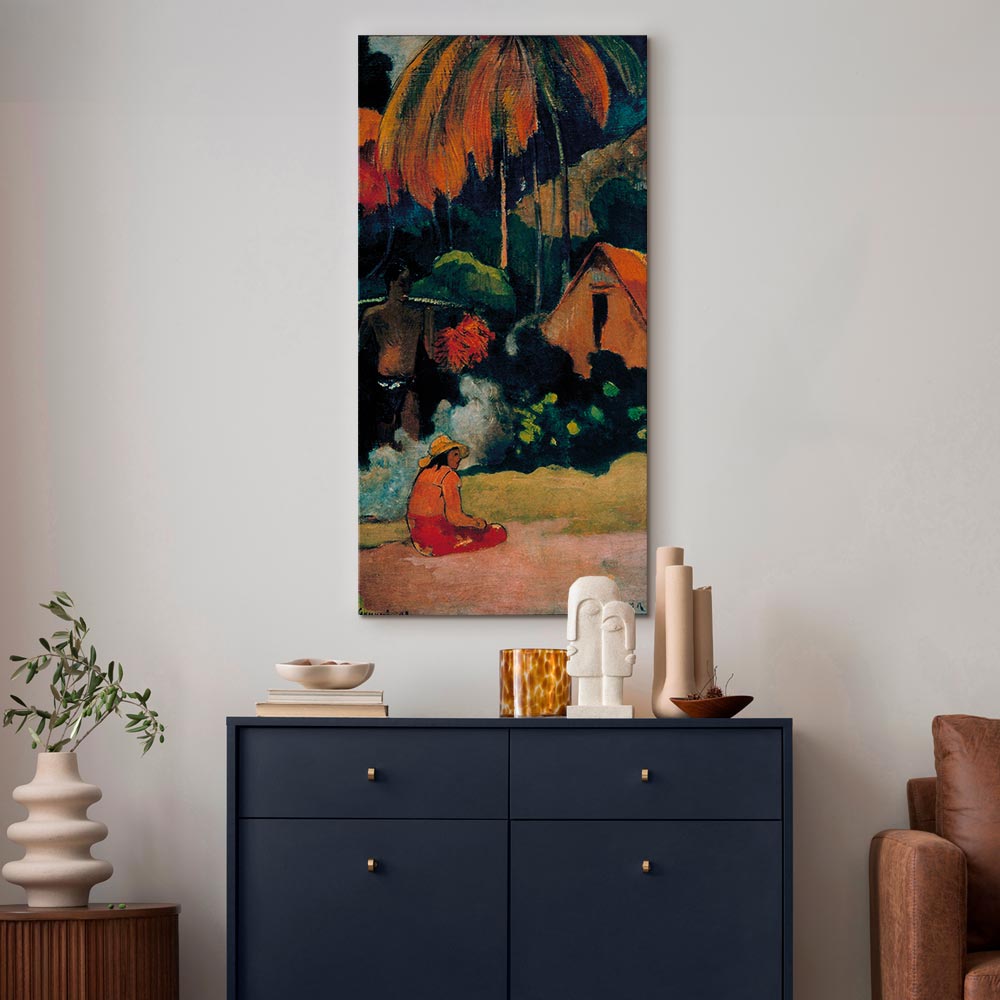 Leinwanddruck - Mahana maa II von Paul Gauguin