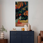 Leinwanddruck - Mahana maa II von Paul Gauguin