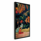 Leinwanddruck - Mahana maa II von Paul Gauguin