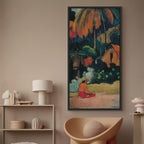 Leinwanddruck - Mahana maa II von Paul Gauguin