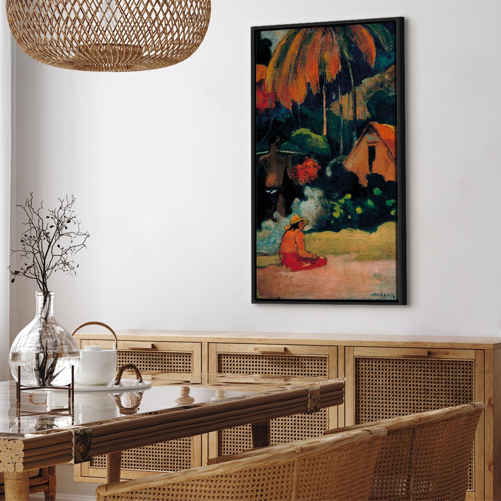 Leinwanddruck - Mahana maa II von Paul Gauguin