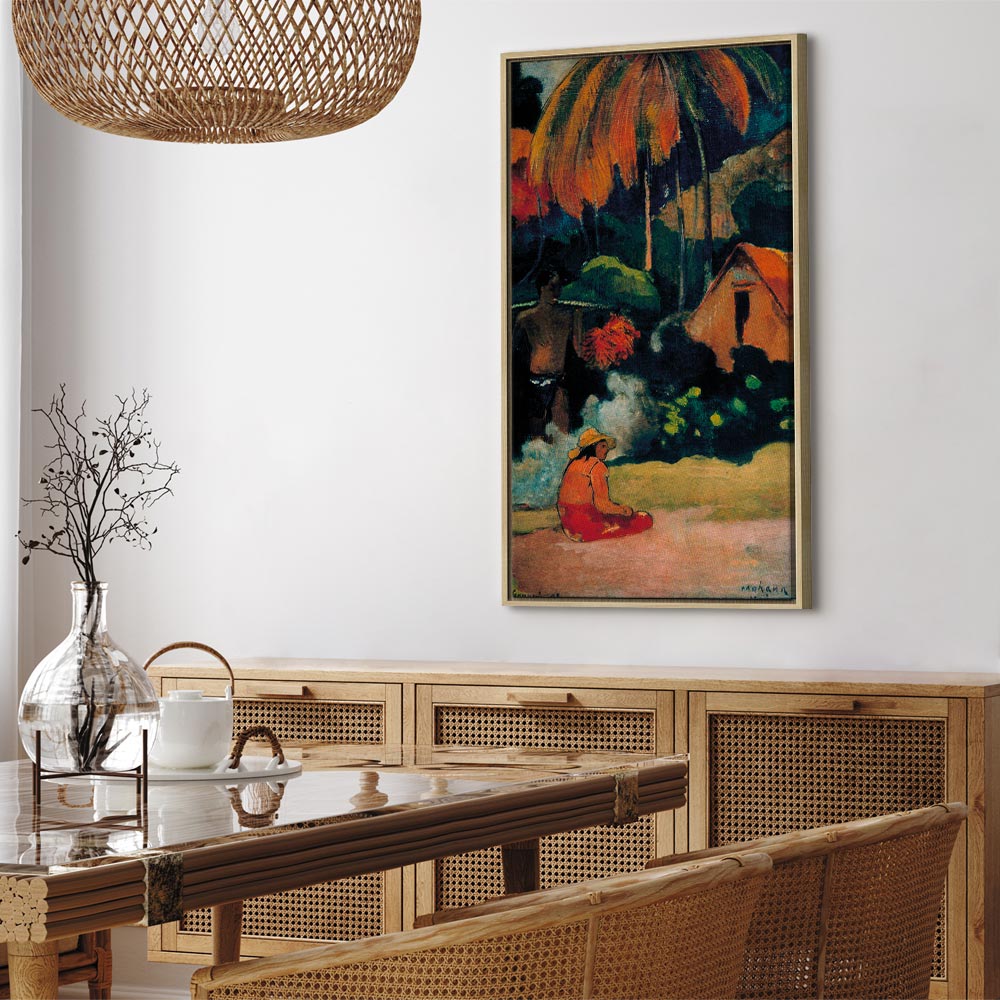 Leinwanddruck - Mahana maa II von Paul Gauguin