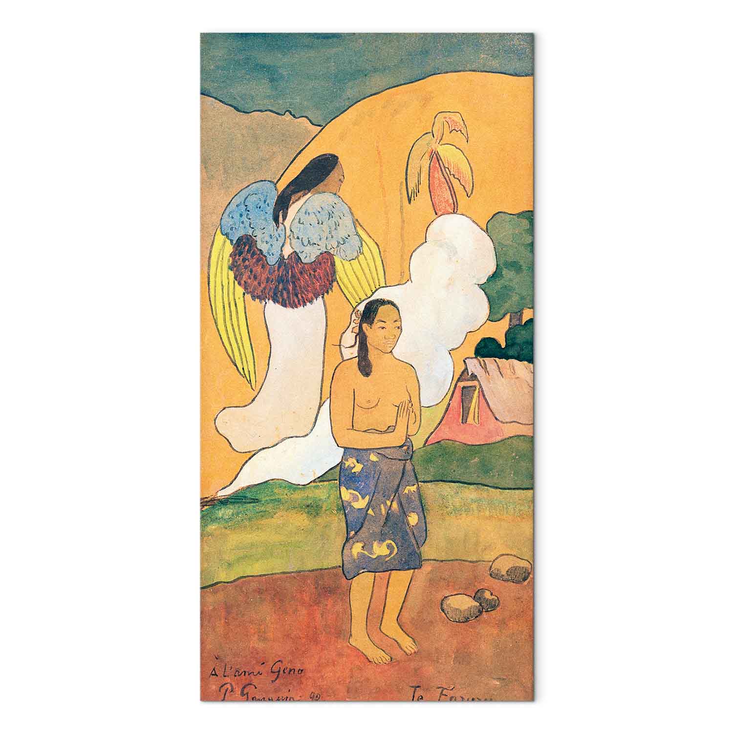 Gauguin Te faruru Post-Impressionist DIY Large Canvas Print