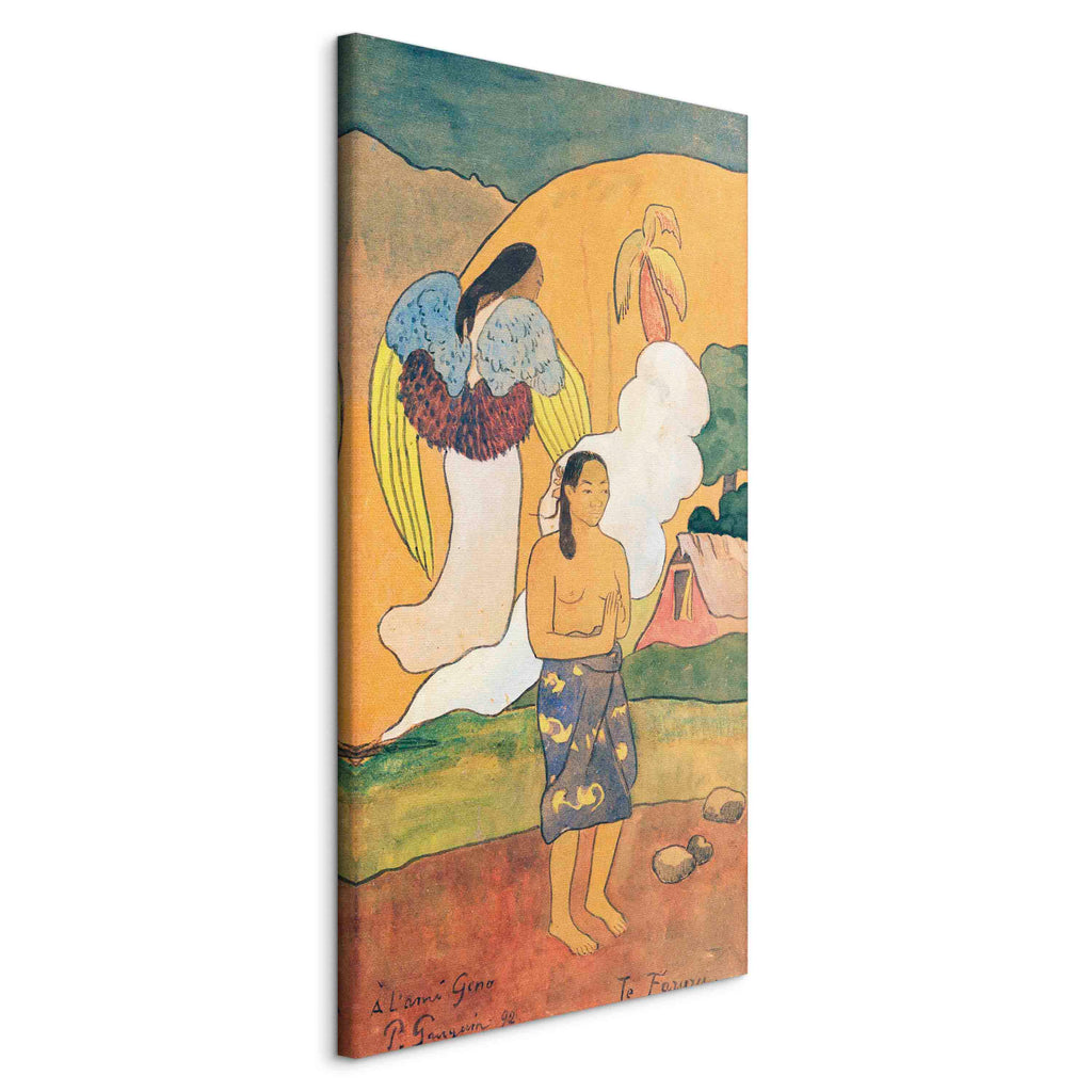 Canvas Print Te faruru by Paul Gauguin