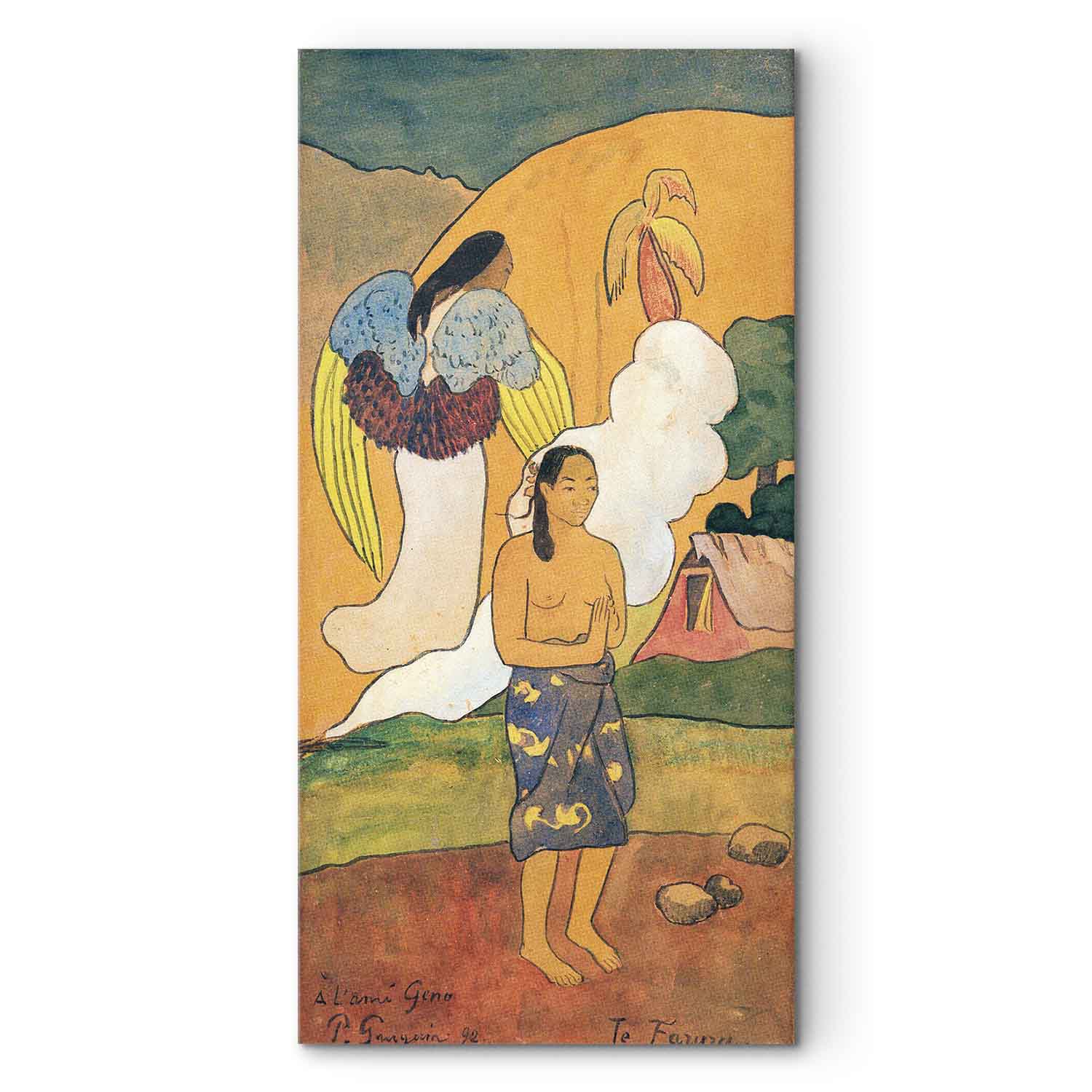 Te Faruru Paul Gauguin Classic Canvas Print
