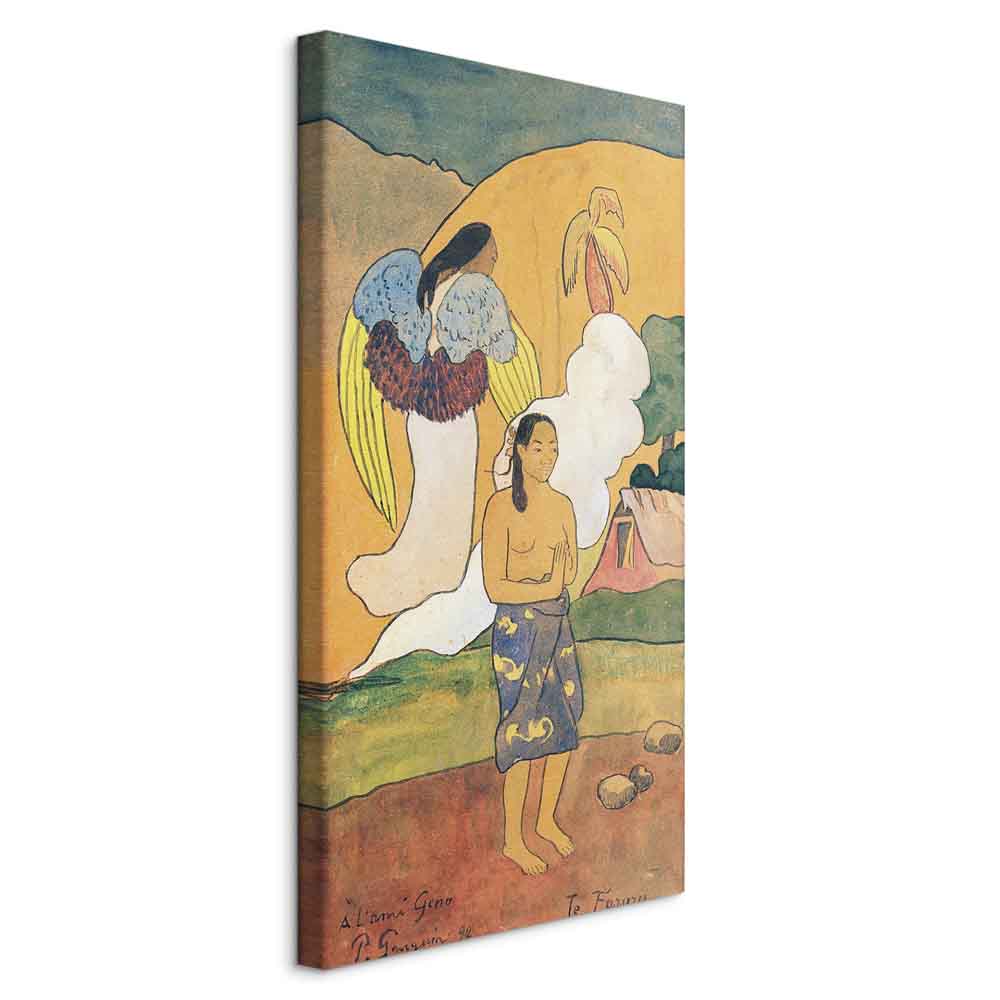 Canvas Print Te faruru by Paul Gauguin