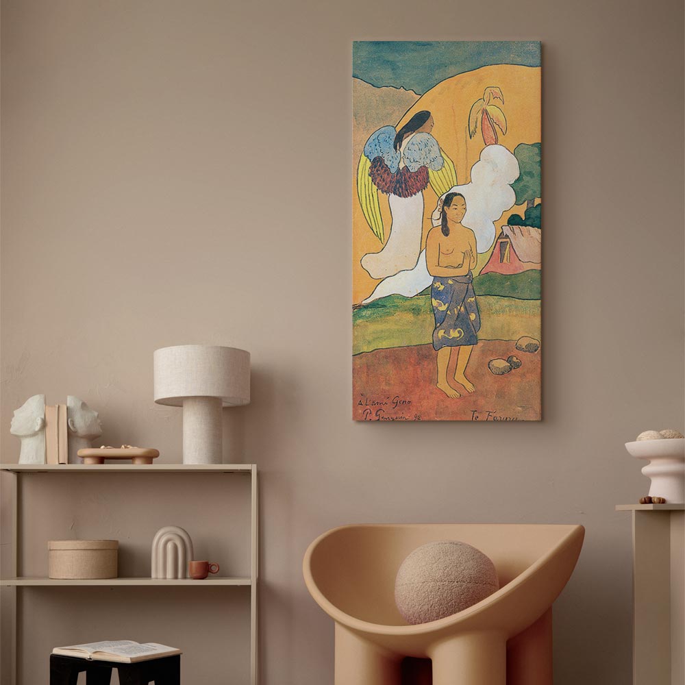 Canvas Print Te faruru by Paul Gauguin