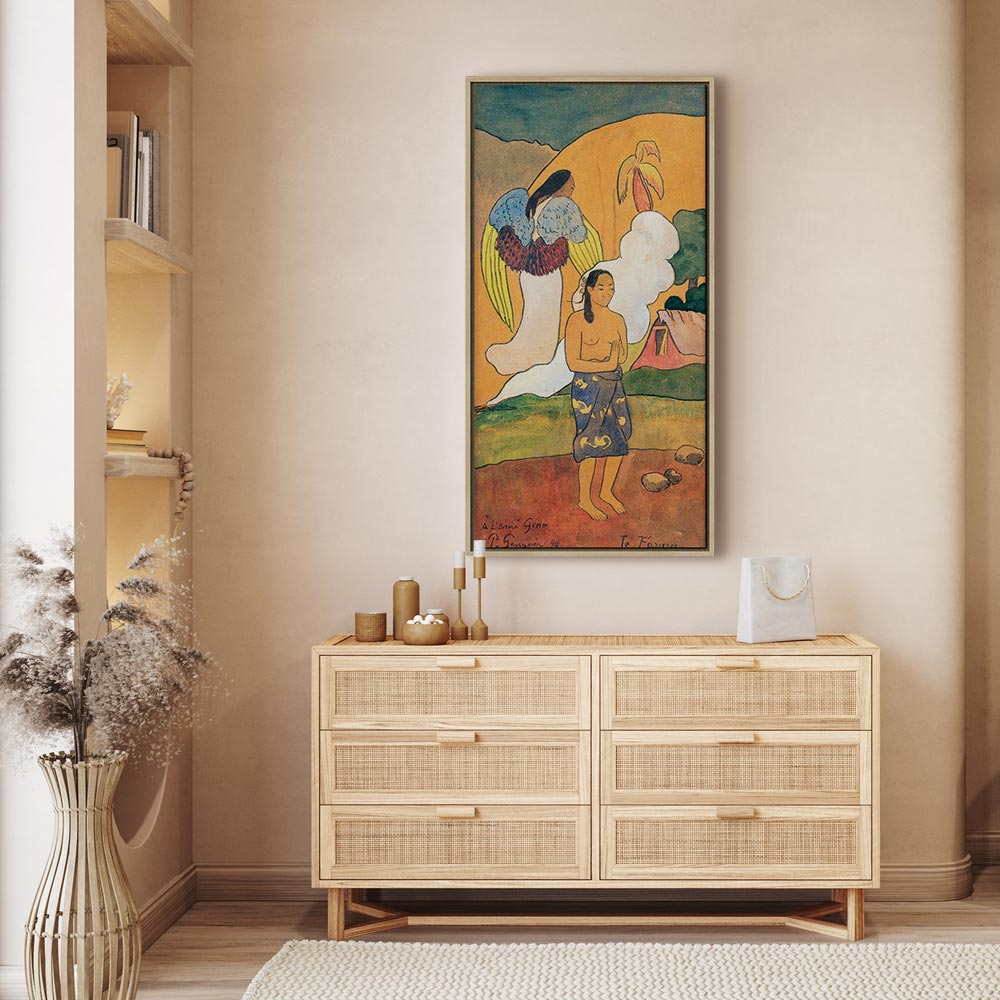 Canvas Print Te faruru by Paul Gauguin