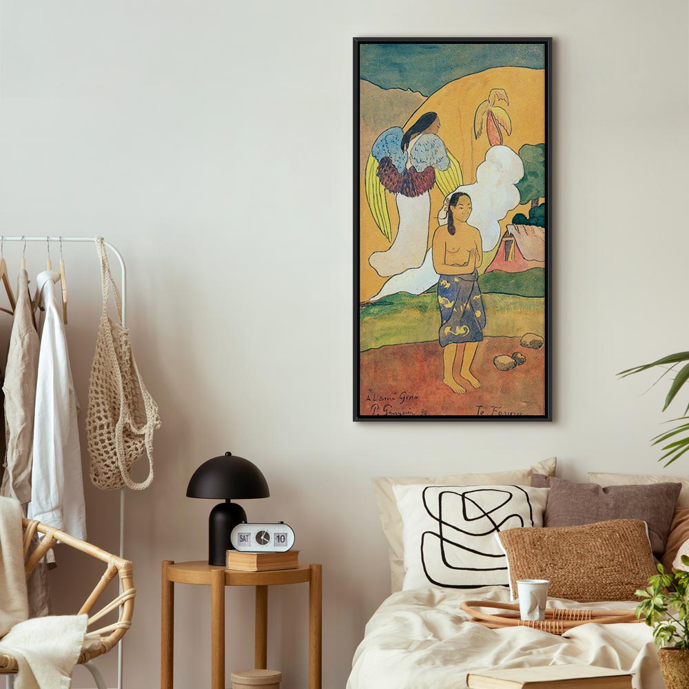 Canvas Print Te faruru by Paul Gauguin