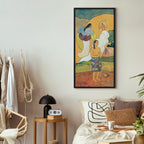 Canvas Print Te faruru by Paul Gauguin