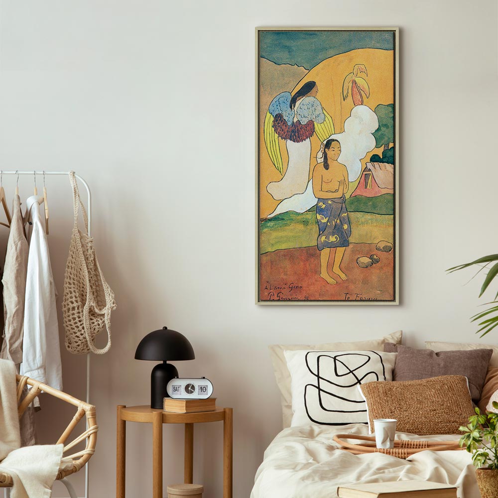 Canvas Print Te faruru by Paul Gauguin