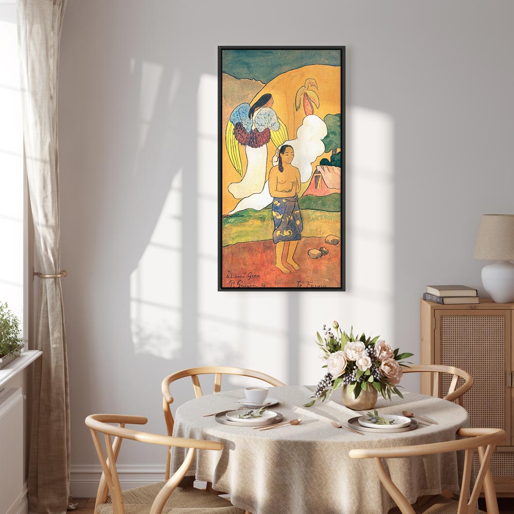Canvas Print Te faruru by Paul Gauguin