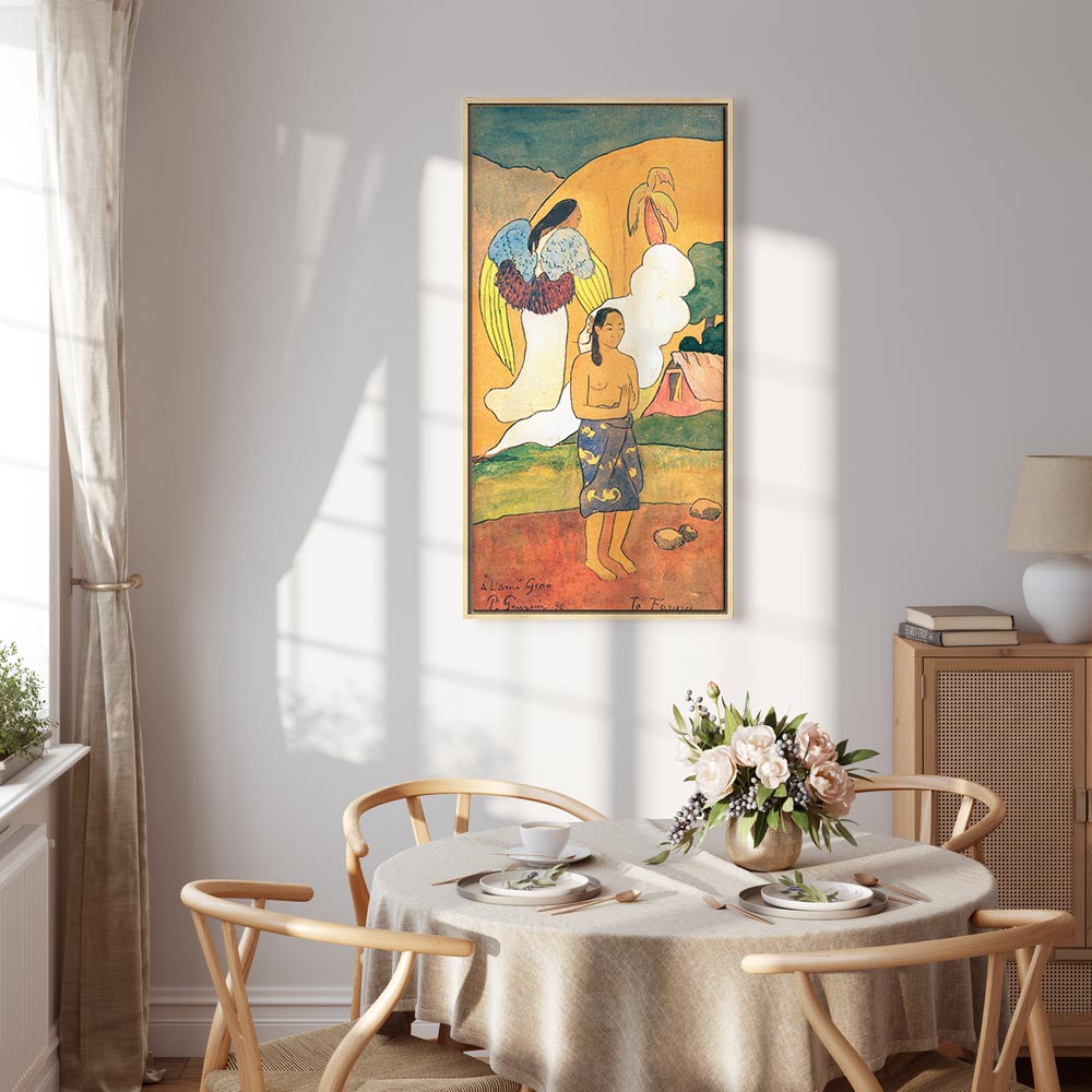 Canvas Print Te faruru by Paul Gauguin