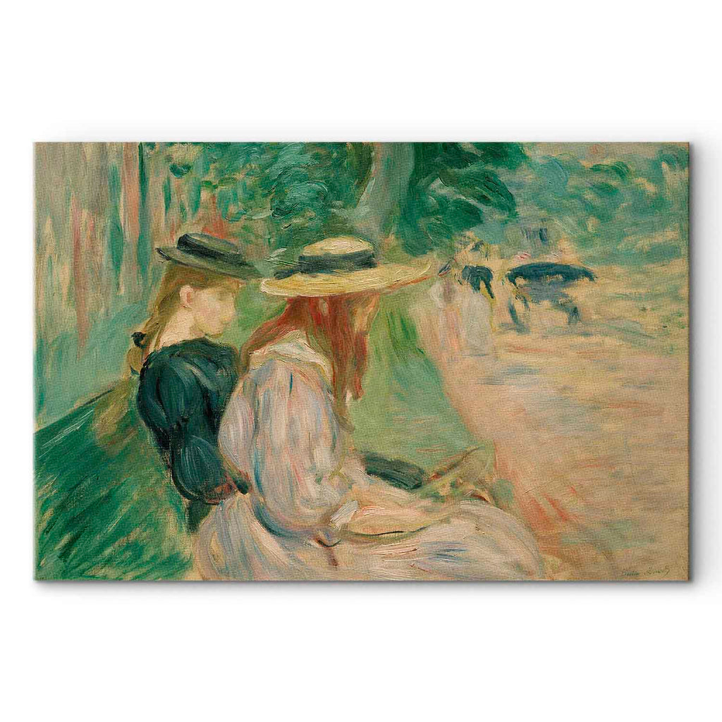 Berthe Morisot Park Bench Classic Canvas Print