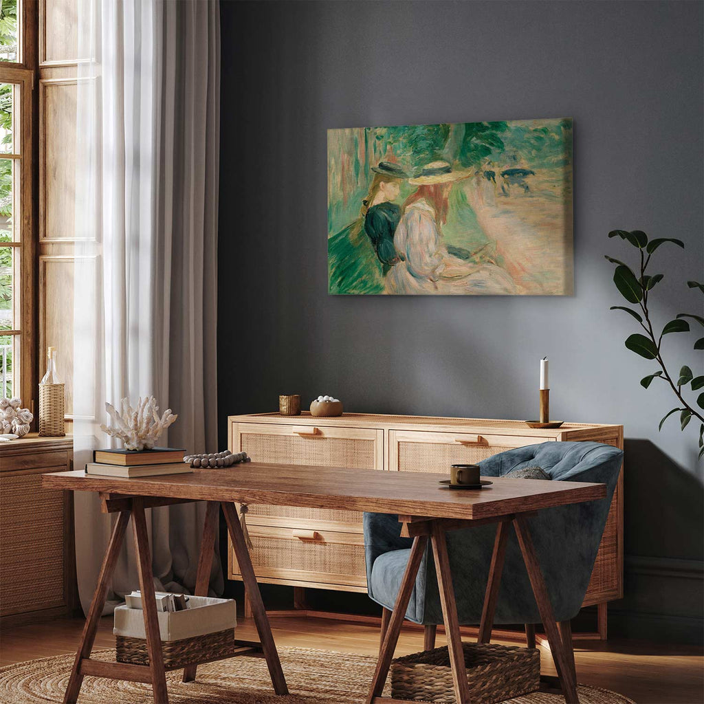 Berthe Morisot Park Bench Classic Canvas Print