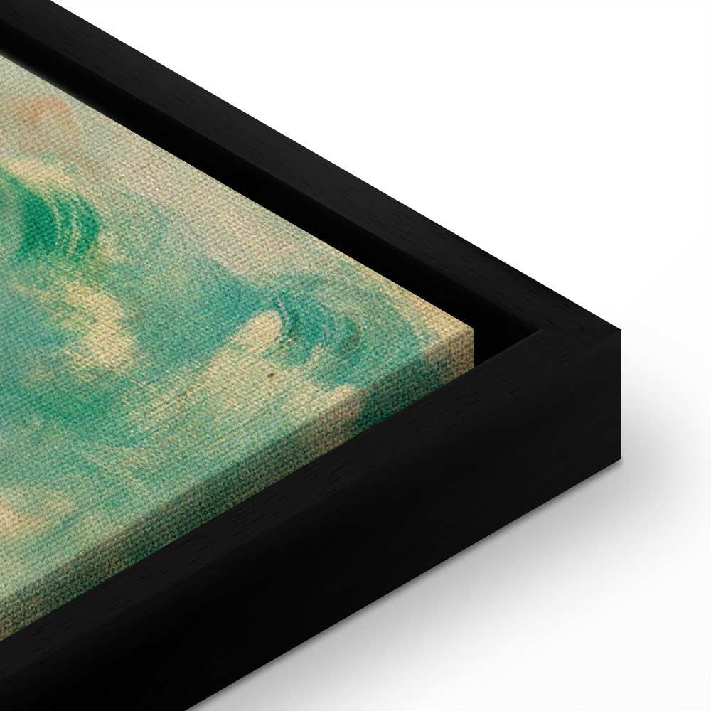 Canvas Print - Berthe Morisot On a Bench in Bois de Boulogne