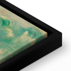 Canvas Print - Berthe Morisot On a Bench in Bois de Boulogne