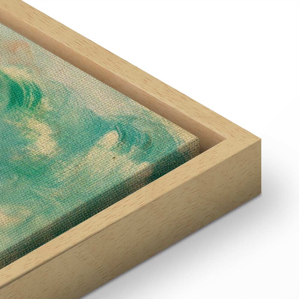 Canvas Print - Berthe Morisot On a Bench in Bois de Boulogne