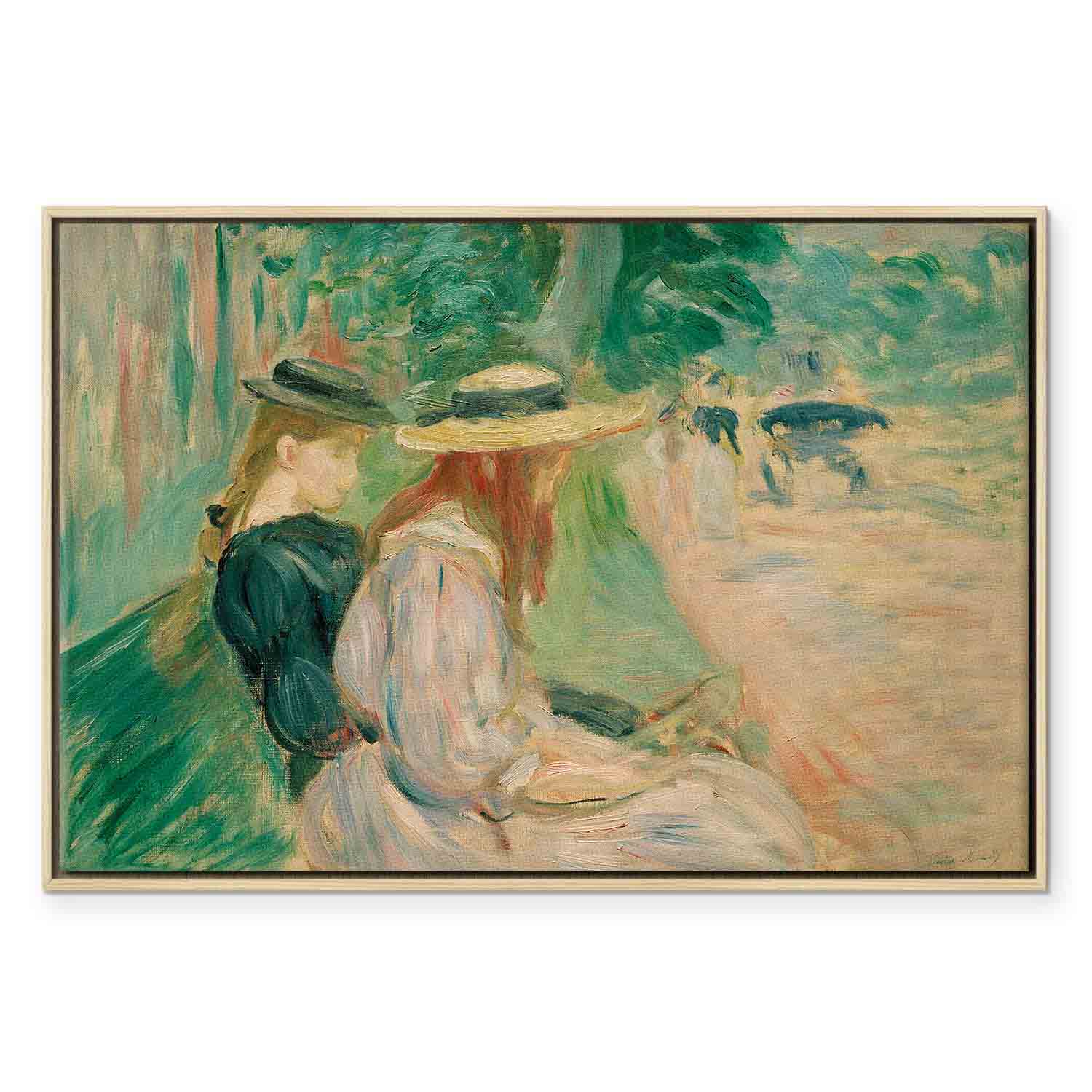 Berthe Morisot Park Bench Classic Canvas Print