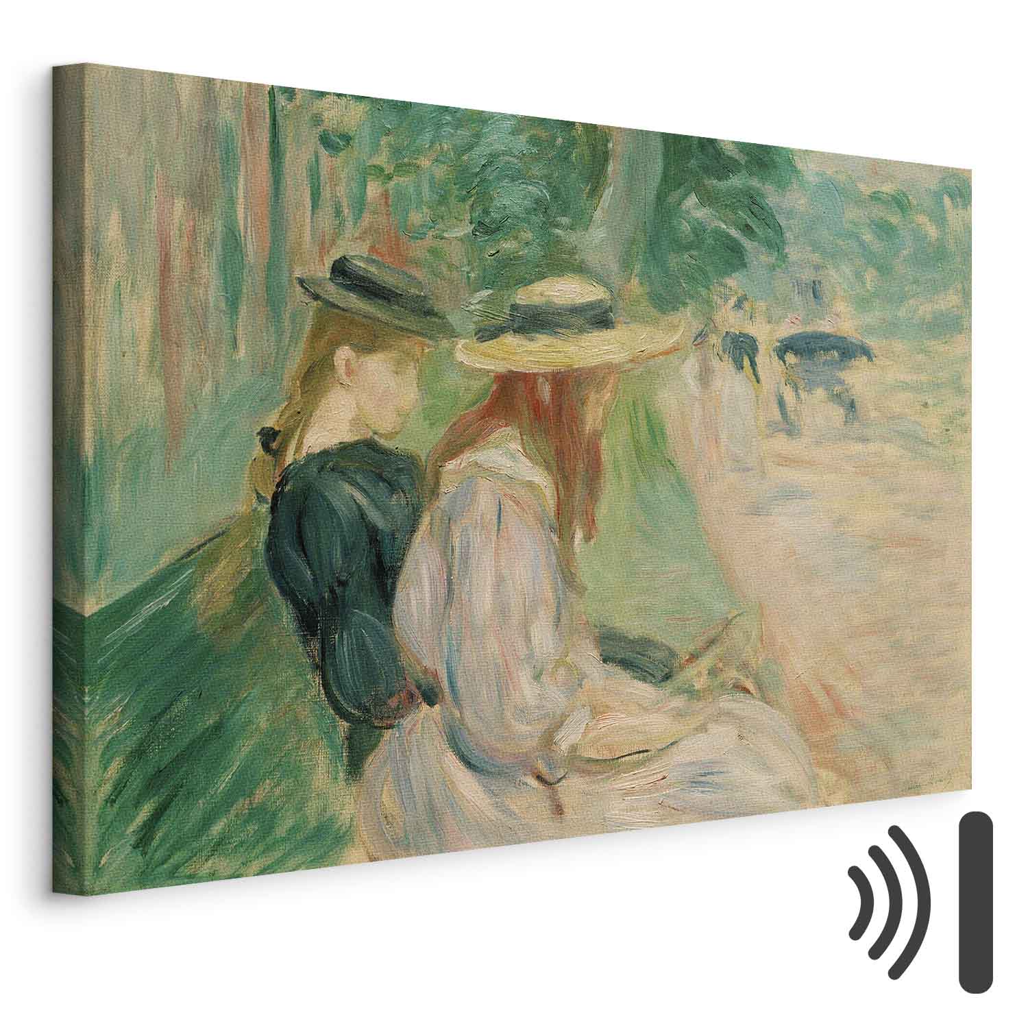 Berthe Morisot Park Bench Classic Canvas Print