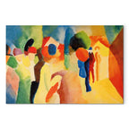 August Macke Yellow Jacket Classic Canvas Print