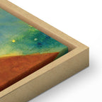 Leinwanddruck – Mit einer Gelbjacke (August Macke)