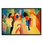 August Macke Yellow Jacket Classic Canvas Print