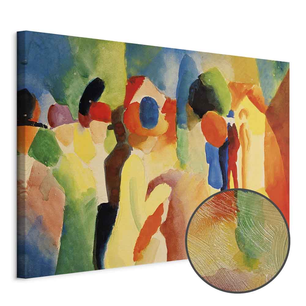 August Macke Yellow Jacket Classic Canvas Print
