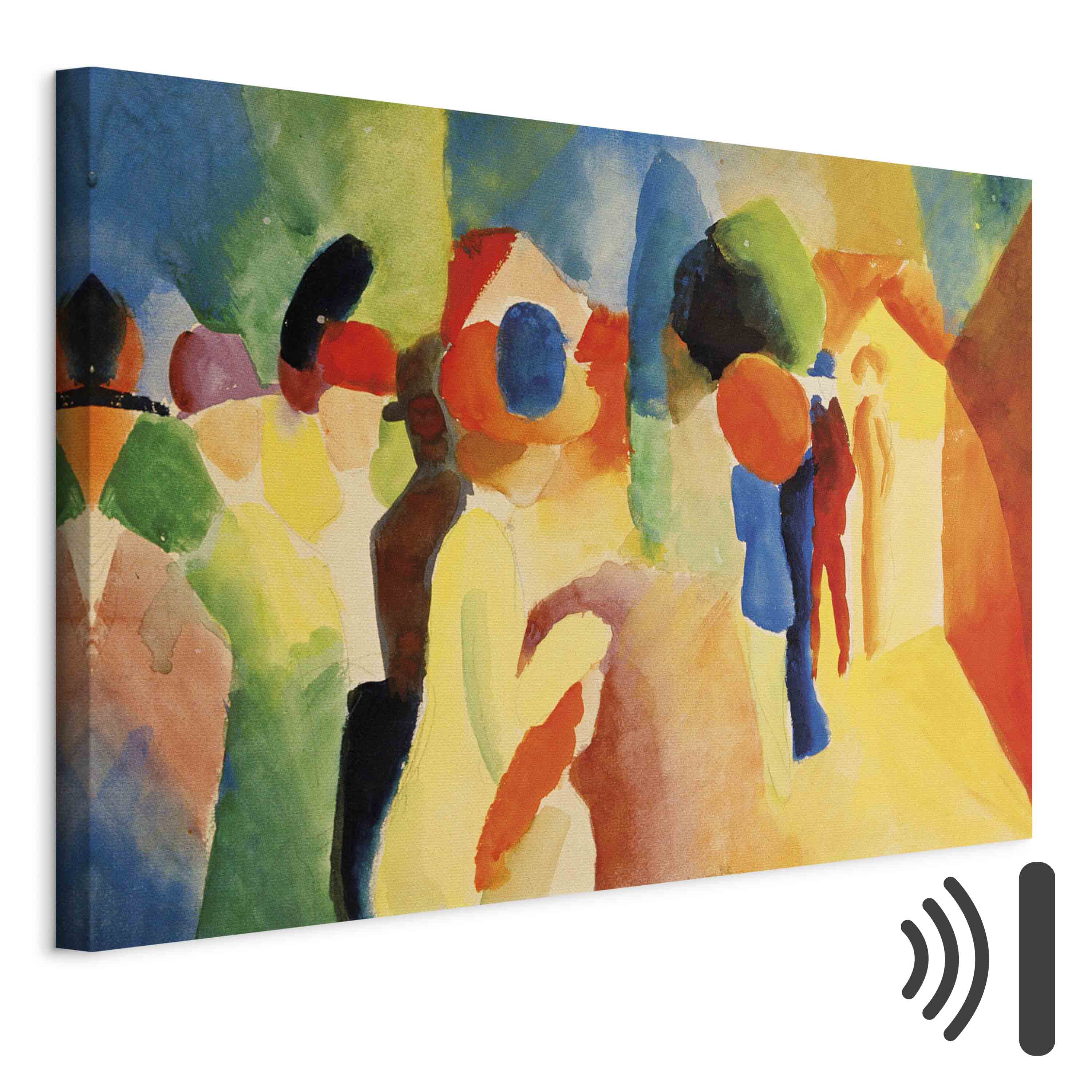 August Macke Yellow Jacket Classic Canvas Print