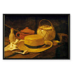 Van Gogh Yellow Straw Hat Still Life Canvas Print