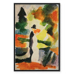 Couple in Park Classic Canvas Print