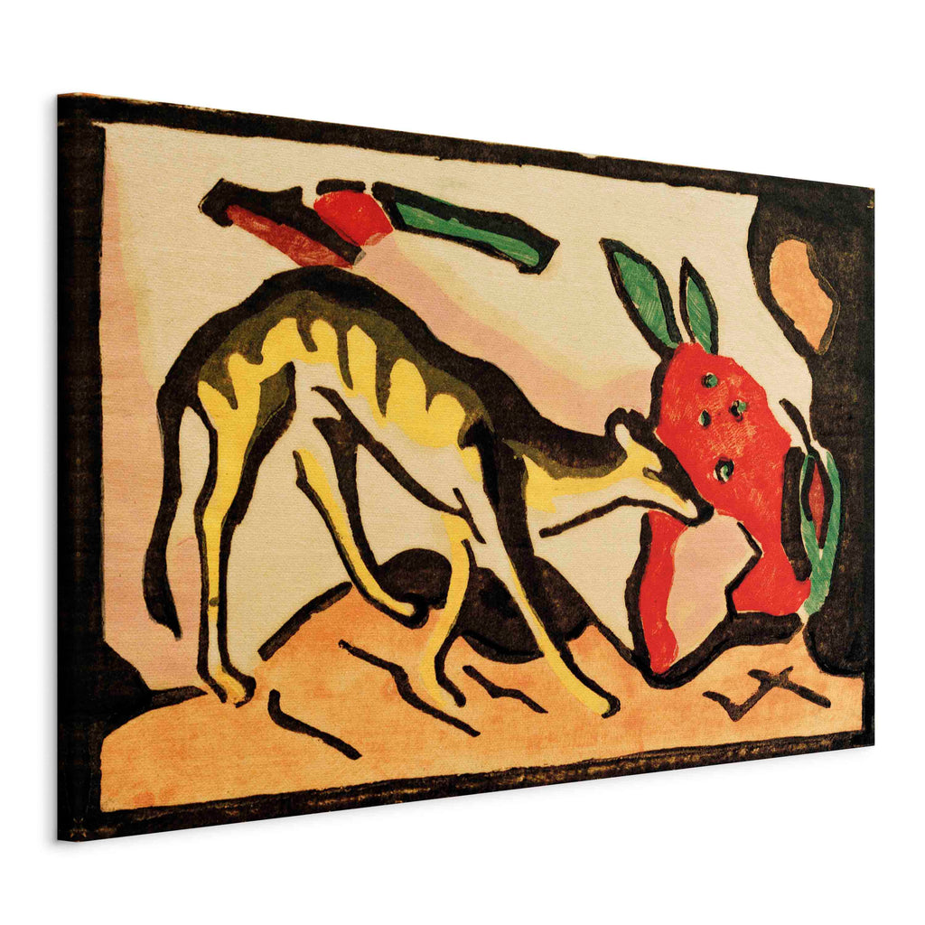 Leinwanddruck - Fabeltier (Franz Marc)