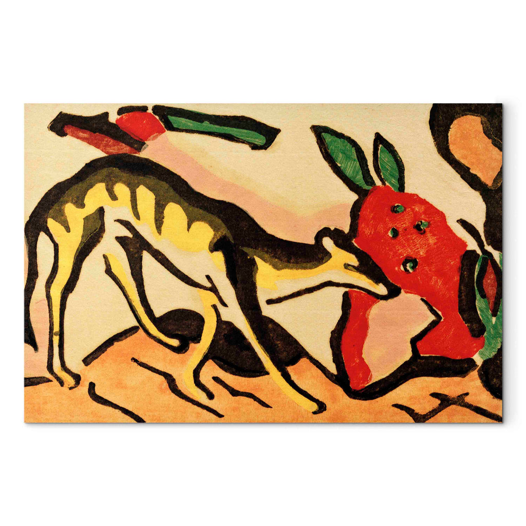 Franz Marc Fabeltier Expressionist Animal Canvas Print