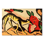 Franz Marc Fabeltier Expressionist Animal Canvas Print