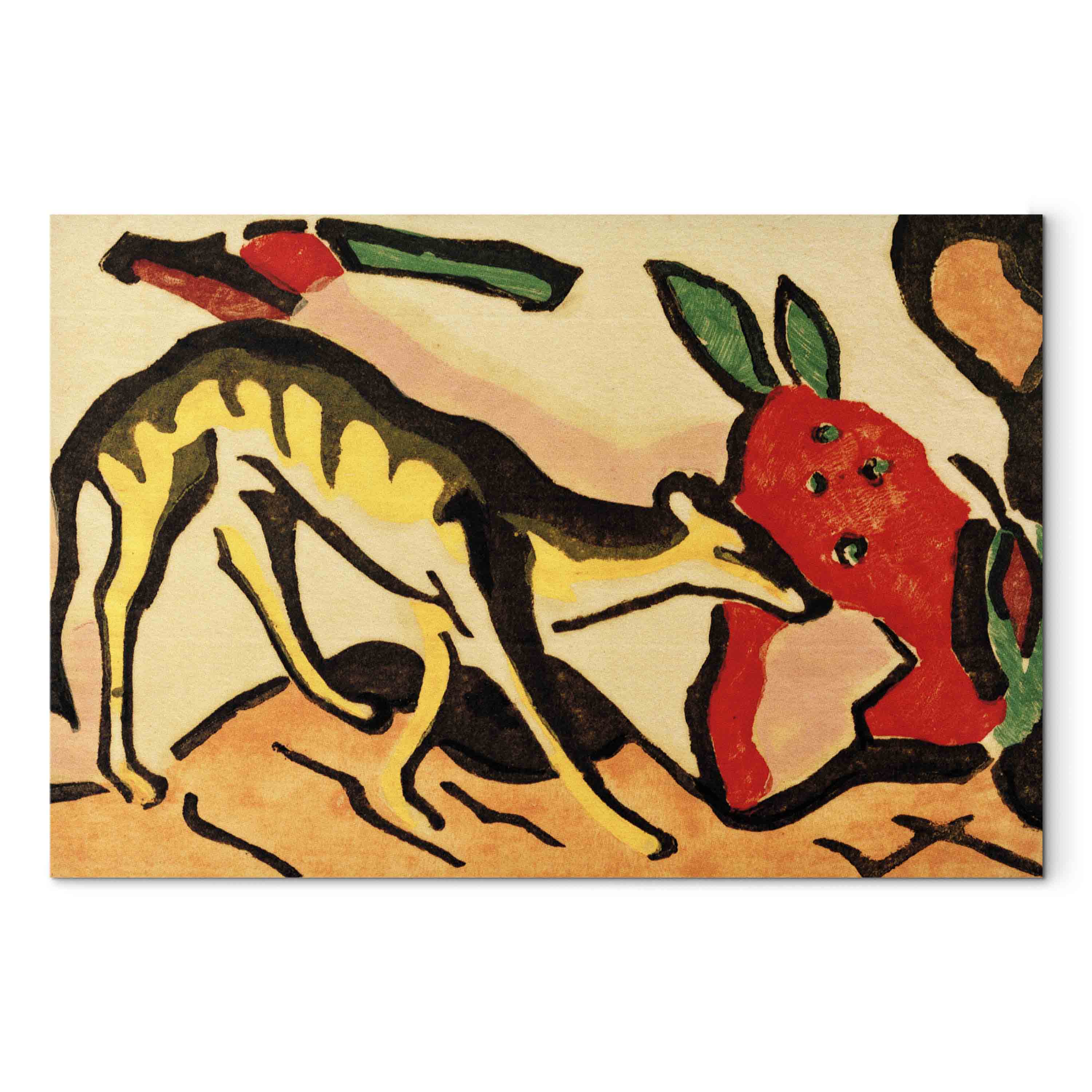Franz Marc Fabeltier Expressionist Animal Canvas Print