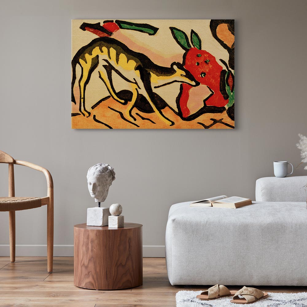 Canvas Print - Fabeltier (Franz Marc)