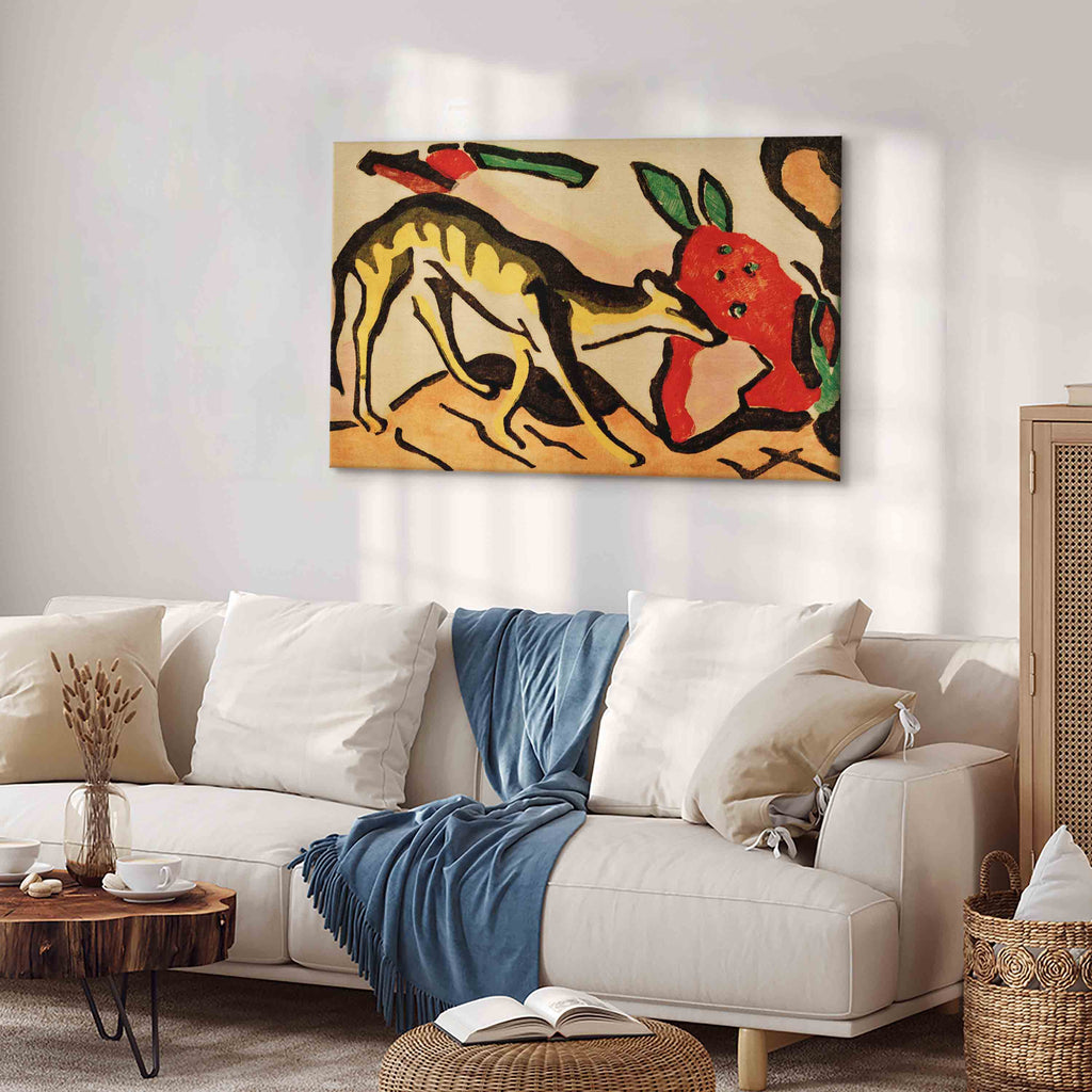 Franz Marc Fabeltier Expressionist Animal Canvas Print