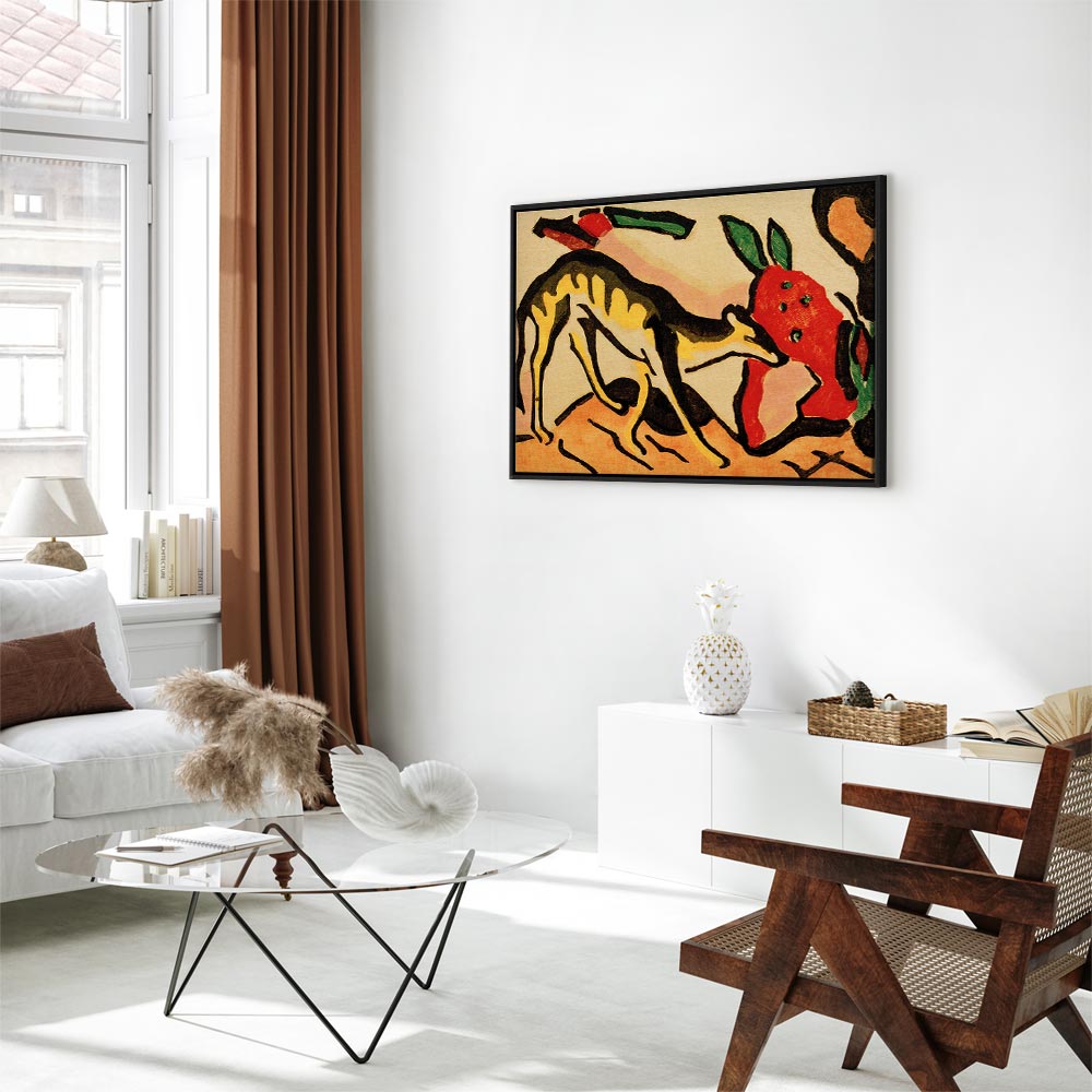 Leinwanddruck - Fabeltier (Franz Marc)