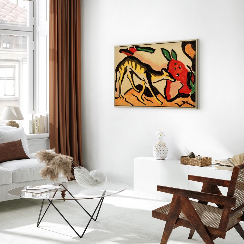 Leinwanddruck - Fabeltier (Franz Marc)