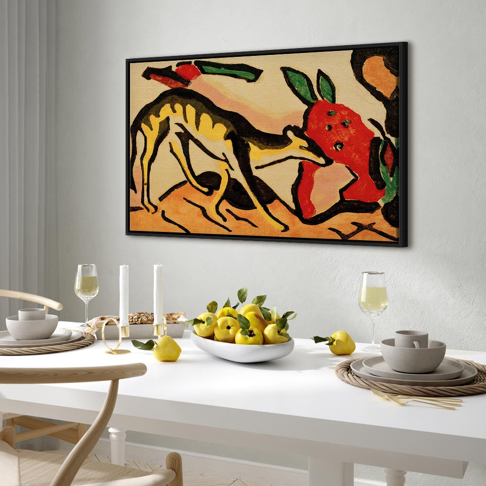 Leinwanddruck - Fabeltier (Franz Marc)