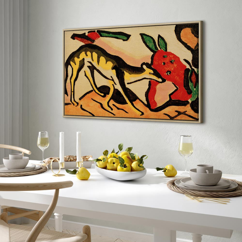 Leinwanddruck - Fabeltier (Franz Marc)