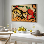 Leinwanddruck - Fabeltier (Franz Marc)