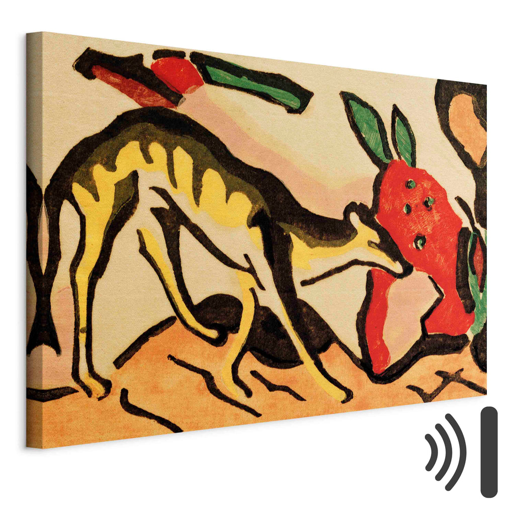 Franz Marc Fabeltier Expressionist Animal Canvas Print