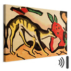 Franz Marc Fabeltier Expressionist Animal Canvas Print