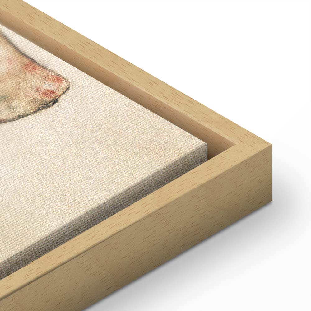 Canvas Print: Reclining Nude with Yellow Towel