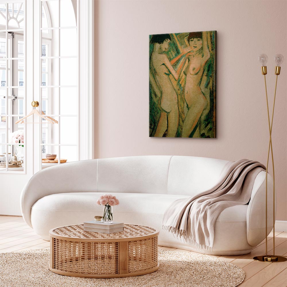 Canvas Print - Zwei Mädchen (Otto Mueller)