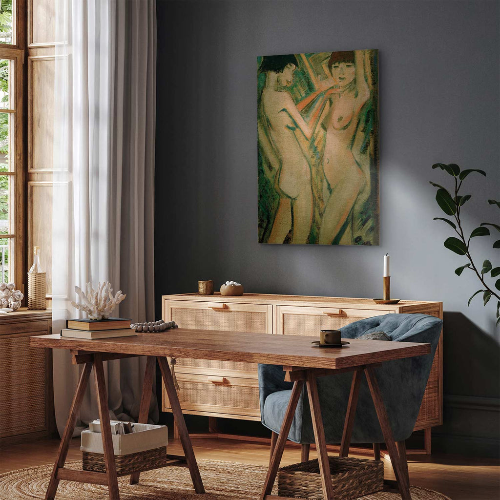 Otto Mueller Two Girls Classic Canvas Print