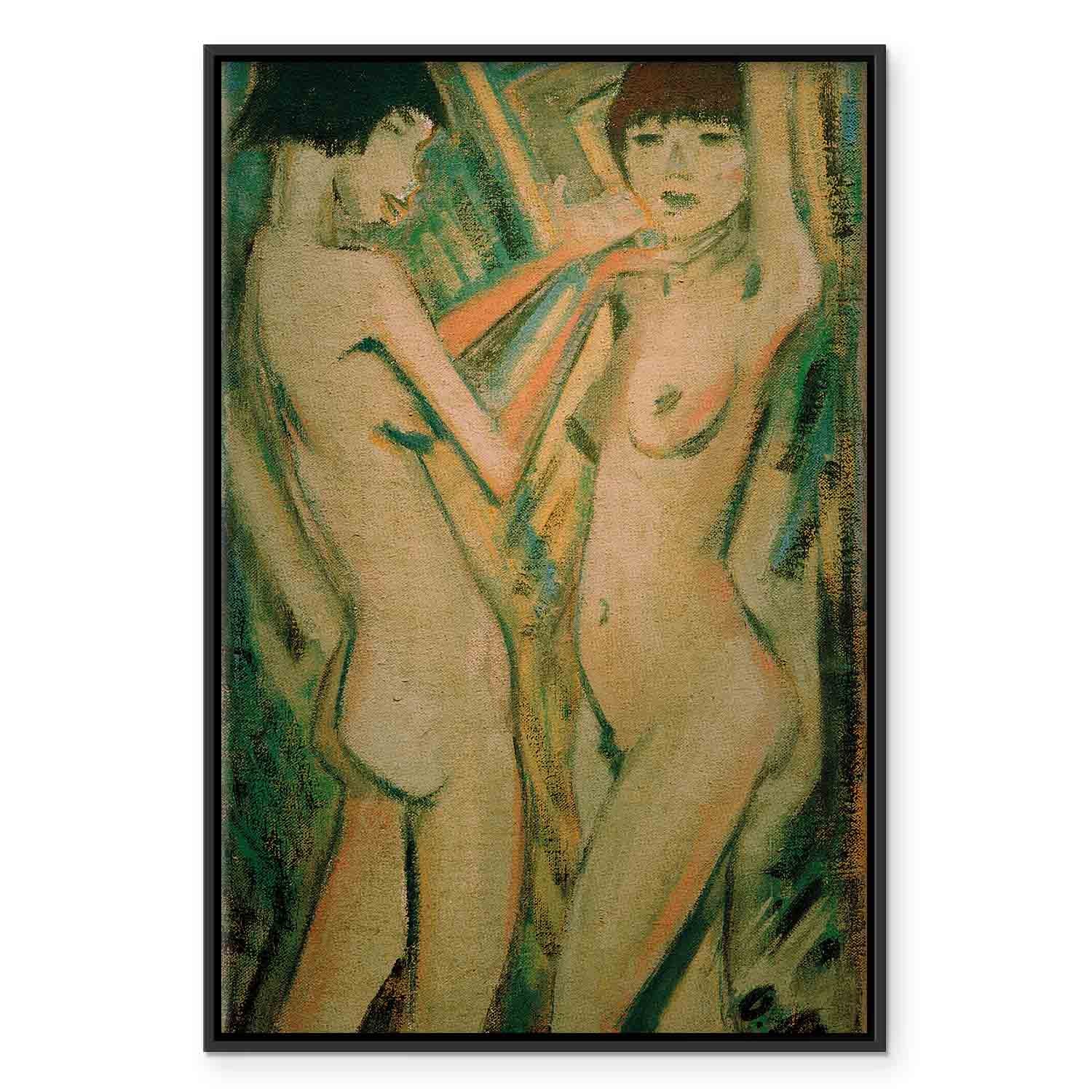 Otto Mueller Two Girls Classic Canvas Print